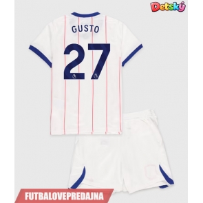 Lacne Dětský Futbalové dres Chelsea Malo Gusto #27 2026-27 Krátky Rukáv - Tretina (+ trenírky)